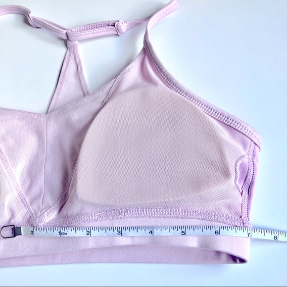 NEW SO AUTHENTIC AMERICAN HERITAGE Sports Bra Racerback Straps Medium Pink Women - Picture 6 of 13